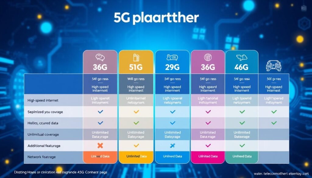 5G Plan comparison