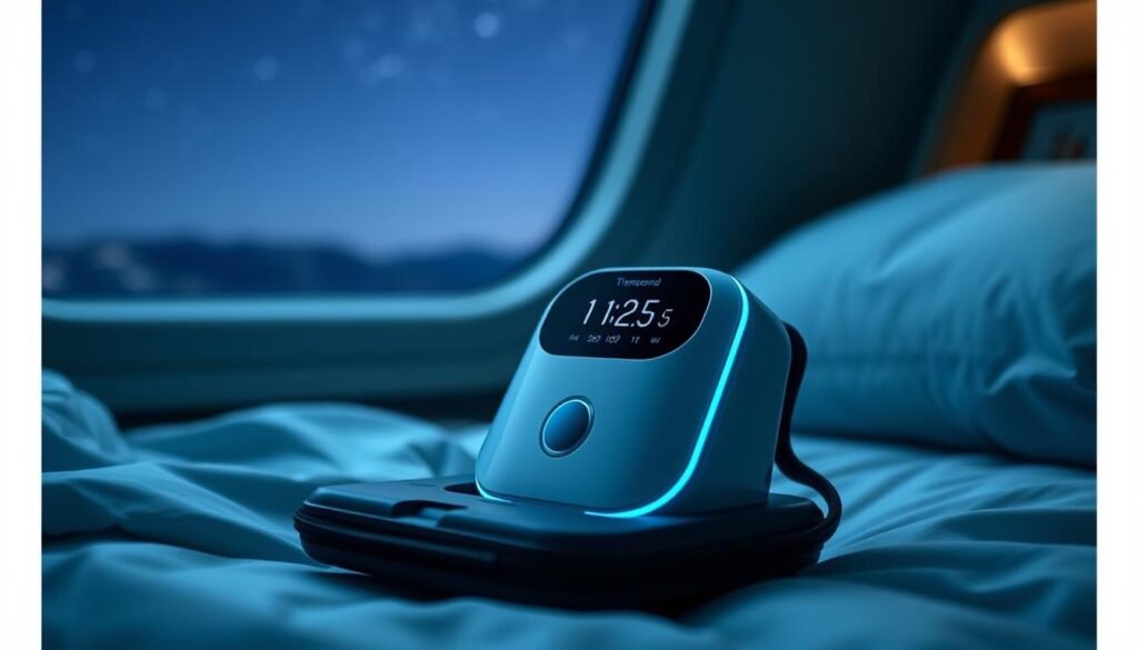 生成一張Transcend Micro智能旅行睡眠呼吸機的圖片 生成一張Transcend Micro智能旅行睡眠呼吸機的圖片
