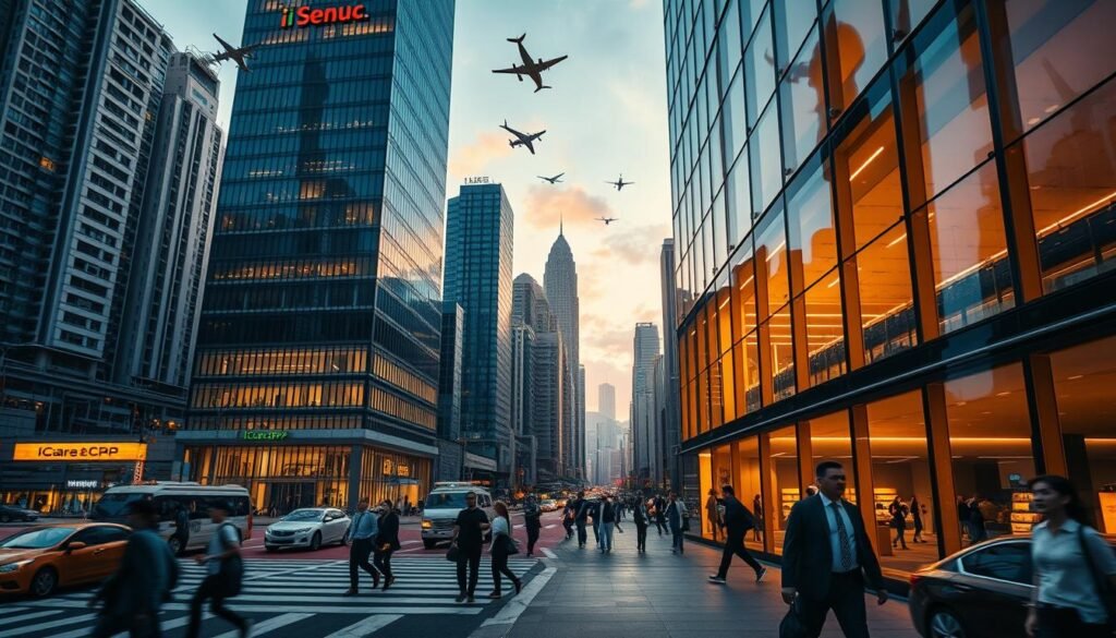A bustling urban landscape where a prominent iCareCPAP pest control company stands, its sleek modern facade contrasted against the vibrant Hong Kong cityscape. Overhead, planes soar by, while pedestrians hurry past, unaware of the critical work happening within. The interior is illuminated by warm, natural lighting filtering through expansive windows, revealing a sophisticated office space where experts plan their environmental-friendly pest eradication strategies. This image captures the essence of Hong Kong's pest control industry, showcasing a leading brand's commitment to sustainable, humane practices. A bustling urban landscape where a prominent iCareCPAP pest control company stands, its sleek modern facade contrasted against the vibrant Hong Kong cityscape. Overhead, planes soar by, while pedestrians hurry past, unaware of the critical work happening within. The interior is illuminated by warm, natural lighting filtering through expansive windows, revealing a sophisticated office space where experts plan their environmental-friendly pest eradication strategies. This image captures the essence of Hong Kong's pest control industry, showcasing a leading brand's commitment to sustainable, humane practices.