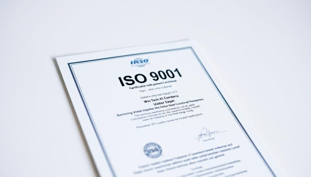 ISO 9001 Certification for Sachets