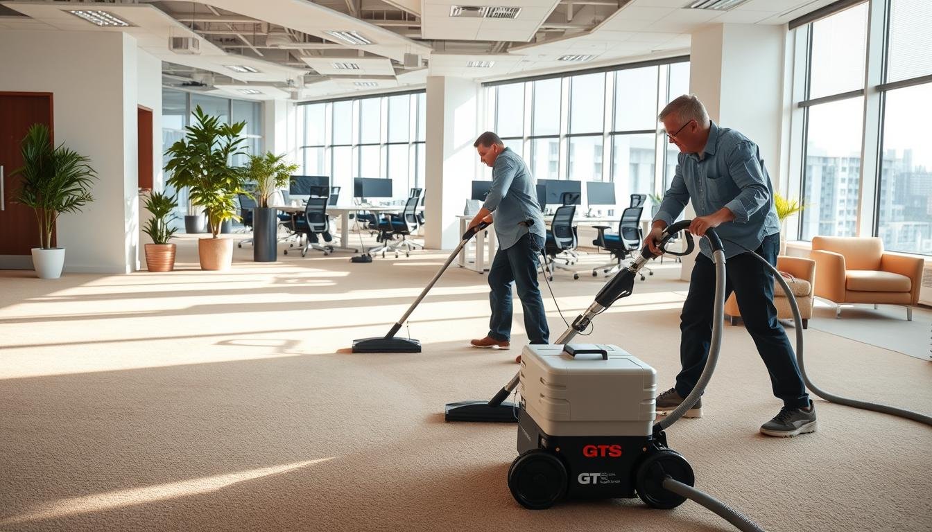 Read more about the article 地毯清潔對辦公環境的影響：洗地毯的隱藏效益