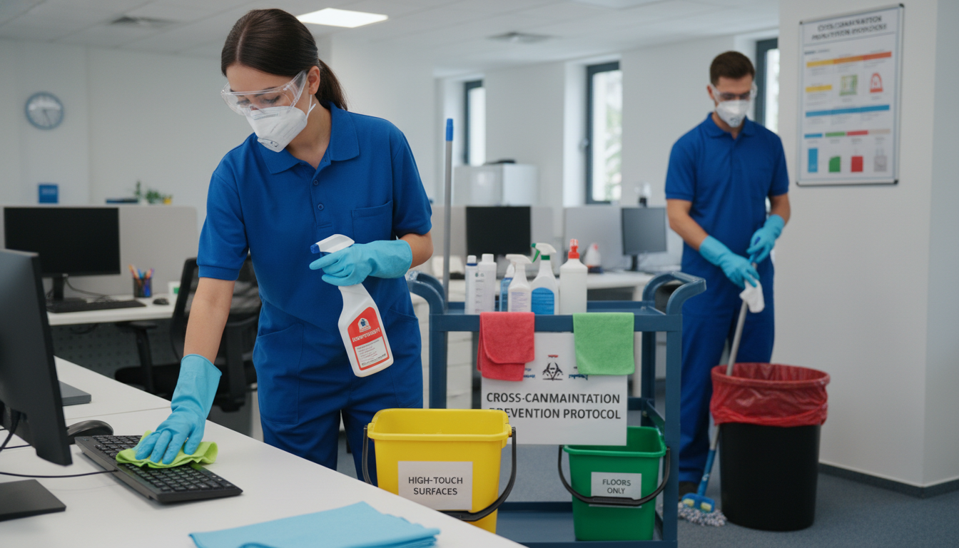 Read more about the article 辦公室清潔與寫字樓清潔的防交叉感染