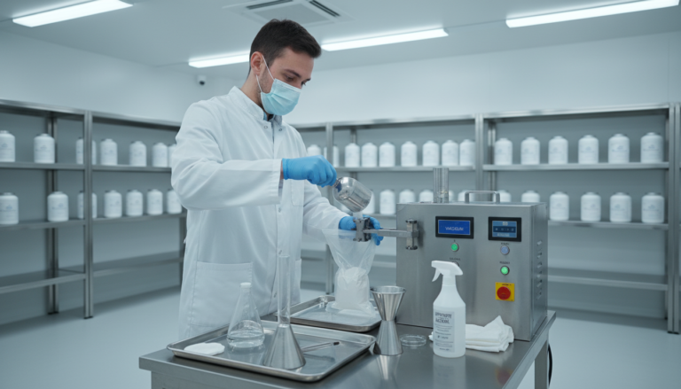 protein powder packing